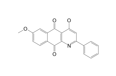 4-HYDROXY-7-METHOXY-2-PHENYLBENZO-[G]-QUINOLINE-5,10-DIONE