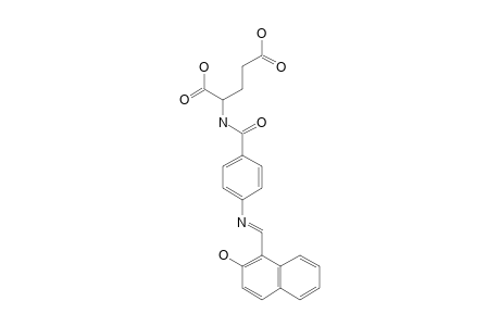 N-[4-[[(2-HYDROXY-1-NAPHTYL)-METHYLENE]-AMINO]-BENZOYL]-L-GLUTAMIC-ACID