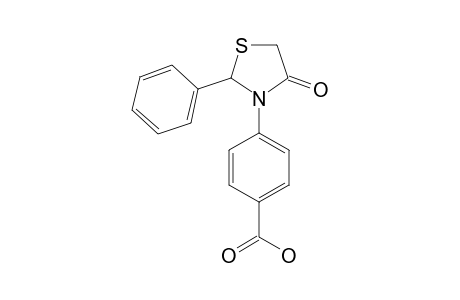 3-(4-CARBOXYPHENYL)-2-PHENYL-1,3-THIAZOLIDIN-4-ONE