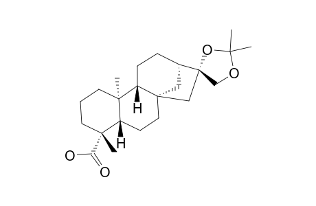 ENT-16-ALPHA,17-ISOPROPYLIDENEDIOXY-KAURAN-19-OIC-ACID