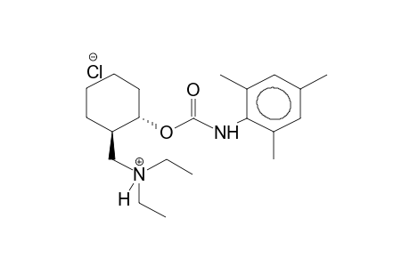 TRANS-N-2,4,6-TRIMETHYLPHENYL-O-(2-DIETHYLAMINOCYCLOHEXYL)CARBAMATEHYDROCHLORIDE