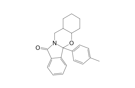 (1A-R*)-(5A-S*)-12B-(4-METHYL-PHENYL)-HEXAHYDRO-ISOINDOLO-[1,2-B]-PERHYDRO-[1,3]-BENZ-OXAZINE-8-ONE