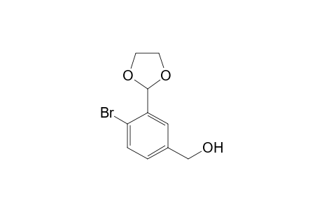 2-(2'-Bromo-5'-(hydroxymethyl)phenyl-1,3-dioxolane