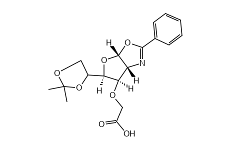 {[5-(2,2-DIMETHYL-1,3-DIOXOLAN-4-YL)-3a,5,6,6a-TETRAHYDRO-2-PHENYLFURO[3,2-d]OXAZOL-6-YL)OXY}ACETIC ACID, ISOMER