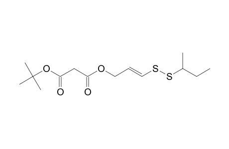 TERT.-BUTYL-3-[(1-METHYLPROPYL)-DITHIO]-2-PROPENYL-MALONATE