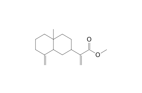 4-METHYLIDENE-10-METHYL-7-(1'-METHOXYCARBONYLVINYL)-BICYCLO-[4.4.0]-DECANE