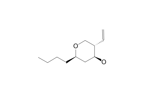 (2R*,4S*,5S*)-2-BUTYL-4-HYDROXY-5-VINYL-TETRAHYDROPYRAN