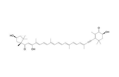 .beta.,.kappa.-Carotene-4,6'-dione, 7,8-didehydro-3,3',8'-trihydroxy-, (3S,3'S,5'R)-