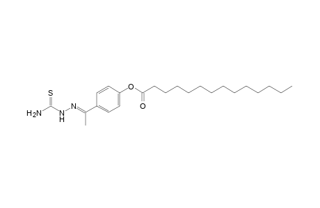 myristic acid, ester with 4'-hydroxyacetophenone, thiosemicarbazone