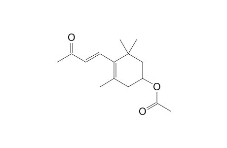 acetic acid [4-[(E)-3-ketobut-1-enyl]-3,5,5-trimethyl-1-cyclohex-3-enyl] ester