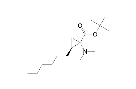 1,1-DIMETHYLETHYL-TRANS-1-DIMETHYLAMINE-2-HEXYLCYCLOPROPANECARBOXYALTE