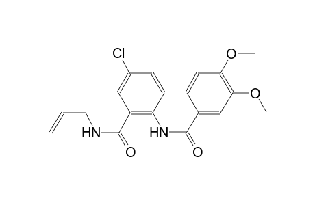 N-(2-Allylcarbamoyl-4-chloro-phenyl)-3,4-dimethoxy-benzamide