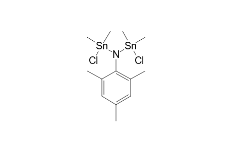 BIS-(CHLORODIMETHYLSTANNYL)-MESITYLAMINE