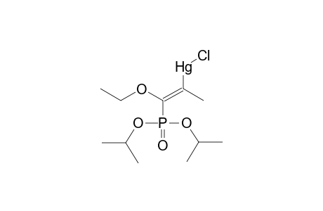 DIISOPROPYL 1-ETHOXY-2-METHYL-2-CHLOROMERCURYVINYLPHOSPHONATE