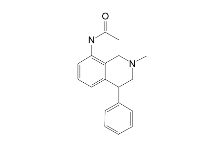 N-(2-Methyl-4-phenyl-1,2,3,4-tetrahydro-8-isoquinolinyl)acetamide