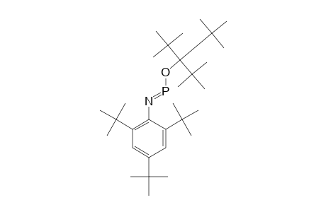 TRI-TERT.-BUTYLMETHYLOXY-(2,4,6-TRI-TERT.-BUTYLPHENYLIMINO)-PHOSPHANE