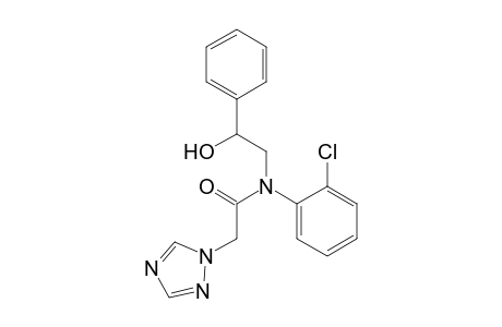 N-(2-chlorophenyl)-N-(2-hydroxy-2-phenylethyl)-2-(1H-1,2,4-triazol-1-yl)acetamide