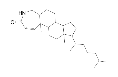 4-Aza-A-homocholest-1-en-3-one, (5.alpha.)-