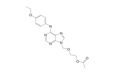 9-[(2-ACETOXYETHOXY)-METHYL]-6-(PARA-ETHOXYPHENYLAMINO)-PURINE