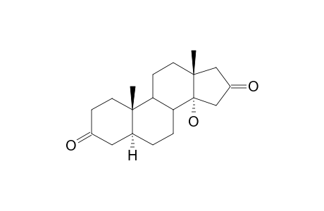 14-ALPHA-HYDROXY-5-ALPHA-ANDROSTANE-3,16-DIONE