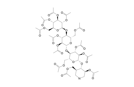 (3R,4R,5R)-3-ACETOXY-5-ACETOXYMETHYL-4-{[(TETRA-O-ACETYL-BETA-D-GLUCOPYRANOSYL)-(1-4)-O-(TRI-O-ACETYL-BETA-D-GLUCOSYL)-(1-4)-O-(TRI-O-ACETYL-BETA-