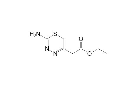 Acetic acid, (2-amino-6H-[1,3,4]thiadiazin-5-yl)-, ethyl ester