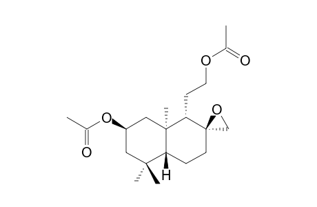 2-BETA,12-DIACETOXY-8-BETA,17-EPOXY-13,14,15,16-TERTANOR-ENT-LABDANE