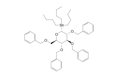 TRIBUTYL-(2,3,4,6-TETRA-O-BENZYL-ALPHA-D-GLUCOPYRANOSYL)-STANNANE