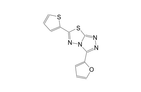 3-(2-furyl)-6-(2-thienyl)[1,2,4]triazolo[3,4-b][1,3,4]thiadiazole