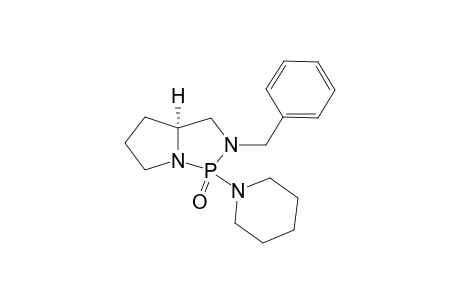 (7A-S,3-R)-3-PIPERIDINO-1,2,5,6,7,7A-HEXAHYDRO-2-BENZYLPYRROLO-[1,2-C]-[1,3,2]-DIAZAPHOSPHOLE-3-OXIDE