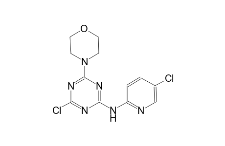 4-chloro-N-(5-chloro-2-pyridinyl)-6-(4-morpholinyl)-1,3,5-triazin-2-amine