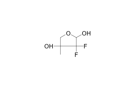 3,3-DIFLUORO-2,4-DIHYDROXY-4-METHYLOXOLANE