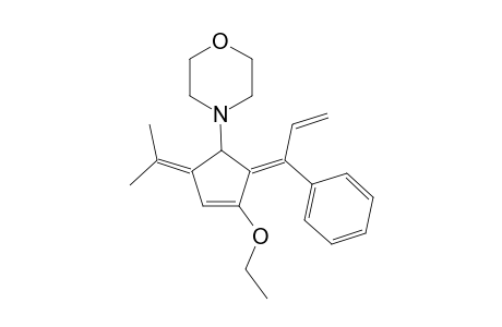 N-{1-[3'-Ethoxy-5'-isopropylidene-2'-(1''-phenyl-1''-prop-2"-enylidene)]cyclopent-3'-enyl}-morpholine