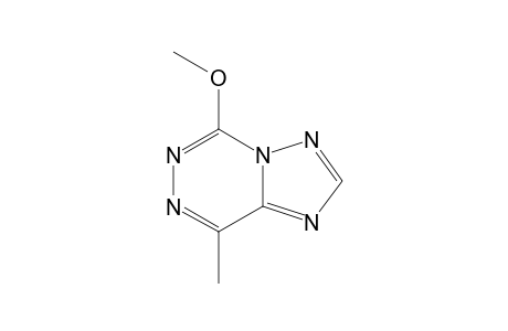 5-METHOXY-8-METHYL-s-TRIAZOLO[2,3-d]-as-TRIAZINE