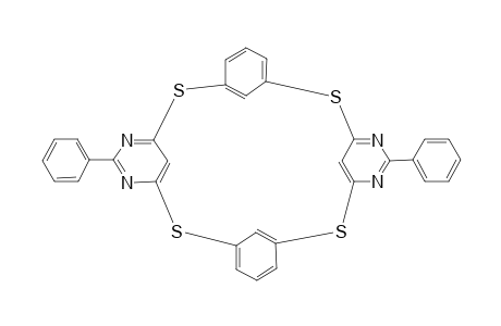 4,6,16,18-TETRAAZA-5,17-DIPHENYL-2,8,14,20-TETRATHIACALIX-[4]-ARENE