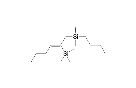 1-(Trimethylsilyl)-2-[(dimethylbutyl)silyl]hex-2-ene