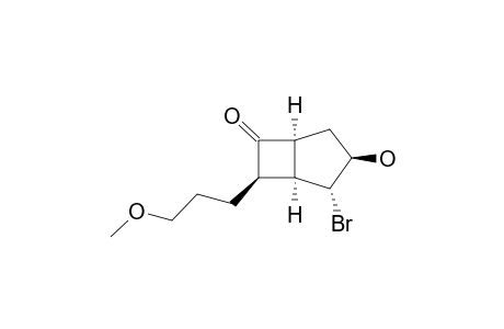 2-EXO-BROMO-3-ENDO-HYDROXY-7-ENDO-(3-METHOXYPROPYL)-BICYCLO-[3.2.0]-HEPTAN-6-ONE;EPIMERIC-KETONE