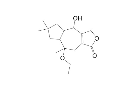 8-Ethoxy-4-hydroxy-6,6,8-trimethyl-4,4a,5,6,7,7a,8,9-octahydroazuleno[5,6-c]furan-1(3H)-one