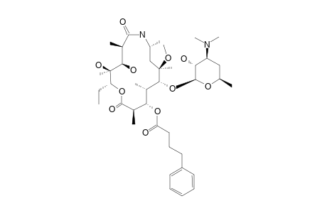 6-O-METHYL-3-O-DECLADINOSYL(4-PHENYLBUTYRYL)8A-AZA-8A-HOMOERYTHROMYCIN_A