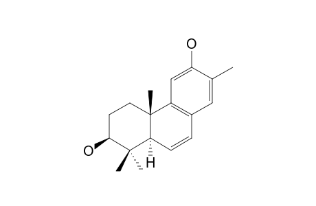 3-BETA,12-DIHYDROXY-13-METHYL-6,8,11,13-PODOCARPATETRAEN