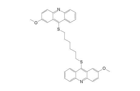 ALPHA,OMEGA-BIS-(2-METHOXY-9-THIOACRIDINYL)-HEXANE