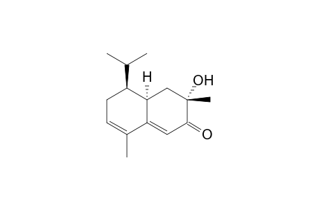 (3S,4aR,5S)-3-Hydroxy-5-isopropyl-3,8-dimethyl-4,4a,5,6-tetrahydro-3H-naphthalen-2-one