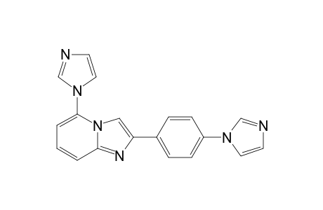 N-[2-(4-IMIDAZOL-1-YLPHENYL)-IMIDAZO-[1,2-A]-PYRIDIN-5-YL]-IMIDAZOLE