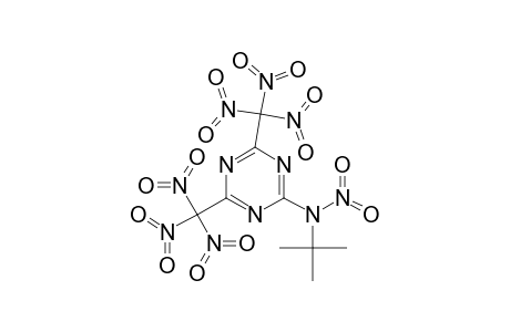 2-(TERT.-BUTYLNIROAMINO)-4,6-BIS-(TRINITROMETHYL)-1,3,5-TRIAZINE