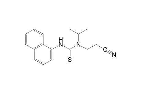 1-(2-cyanoethyl)-1-isopropyl-3-(1-naphthyl)-2-thiourea