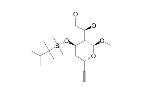 (S)-1-[(2S,3S,4R,6S)-4-[DIMETHYL-(1,1,2-TRIMETHYLPROPYL)-SILOXY]-6-ETHYNYL-2-METHOXY-3,4,5,6-TETRAHYDRO-2H-PYRAN-3-YL]-ETHANE-1,2-DIOL