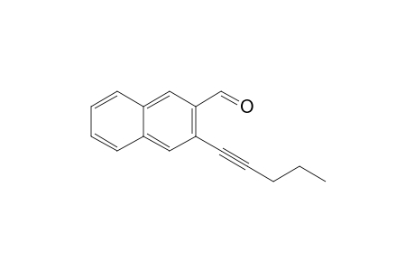 3-(pent-1-ynyl)-2-naphthaldehyde