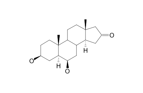 3-BETA,6-BETA-DIHYDROXY-5-ALPHA-ANDROSTAN-16-ONE