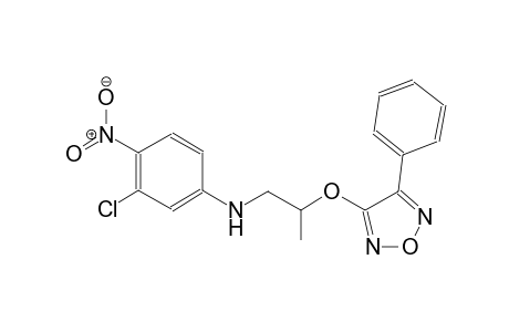 benzenamine, 3-chloro-4-nitro-N-[2-[(4-phenyl-1,2,5-oxadiazol-3-yl)oxy]propyl]-