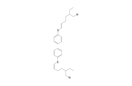 2-ETHYL-6-(PHENYLTHIO)-HEX-5-EN-1-AMINE;(E/Z)-MIXTURE